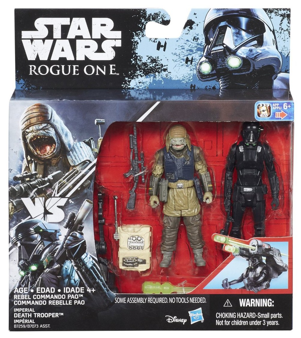 Brand New 3.75" Rogue One Action Figures and Stormtrooper Helmet revealed!