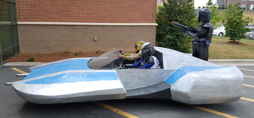 Real life Mandalorian Land Speeder!