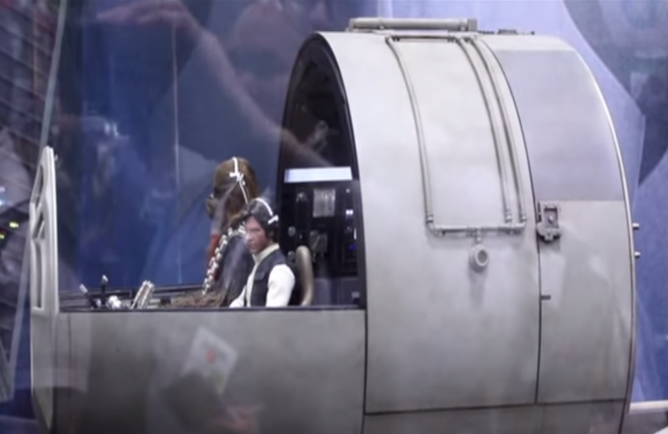 Massive replica of the Millennium Falcon created by Hot Toys
