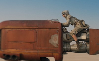 Land speeder toy vehicle with a 3.75'' figure of Rey has leaked at Walmart.com