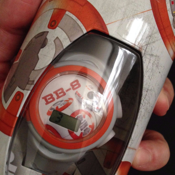 BB-8 watch close up