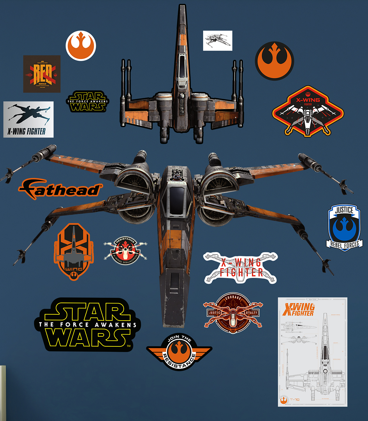 Poes-X-Wing-Fighter-Wall-Decal