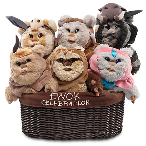 Exclusive Ewok Celebration limited edition plush set