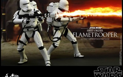 New First Order Flametrooper figure from Hot Toys is available for pre order