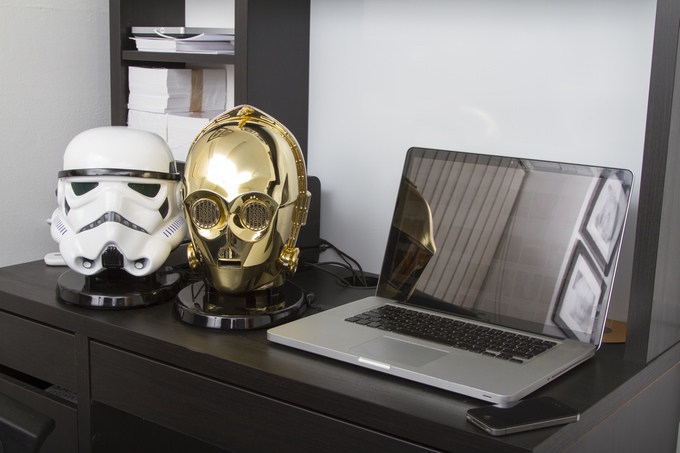 New Bluetooth speakers feature C-3P0, Stormtrooper helmet