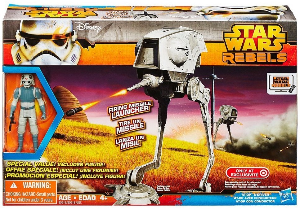 Star Wars Rebels Vehicle AT-DP Target exclusive is available on Walmart now!