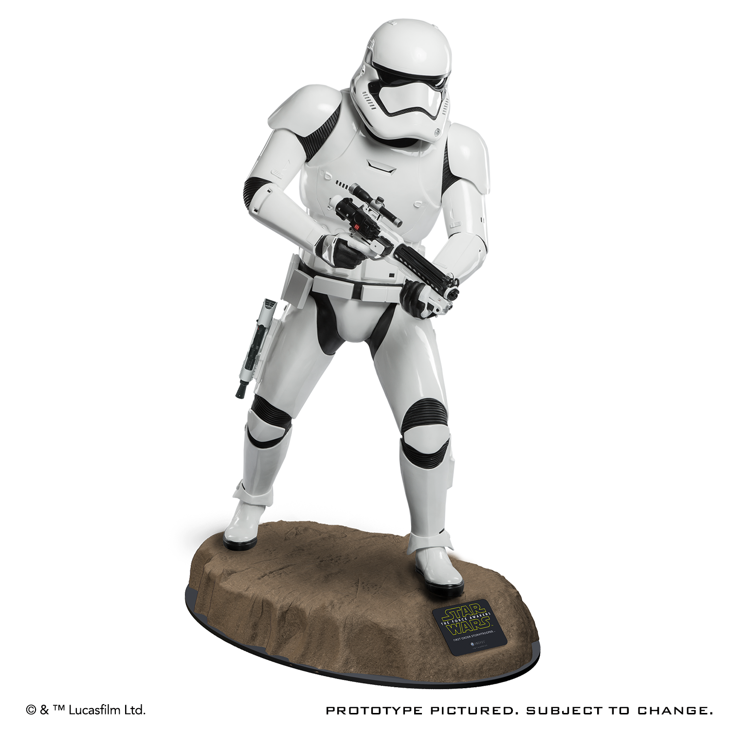 FO Stormtrooper Life-Sized statue front