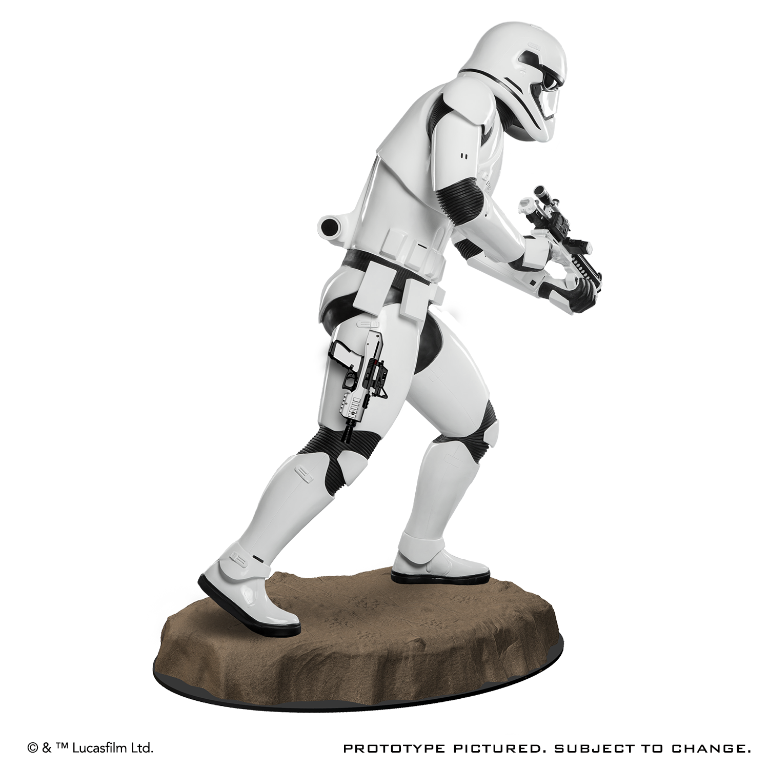 FO Stormtrooper Life-Sized statue side