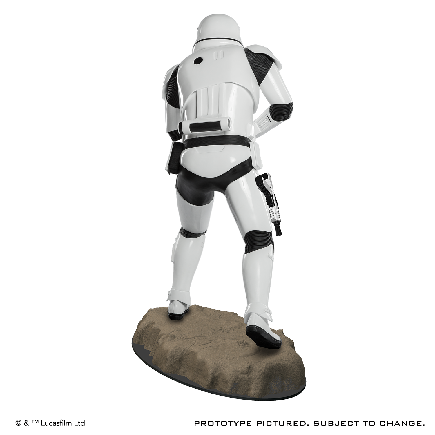 FO Stormtrooper Life-Sized statue back