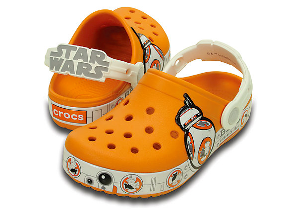BB-8 Themed croc shoes