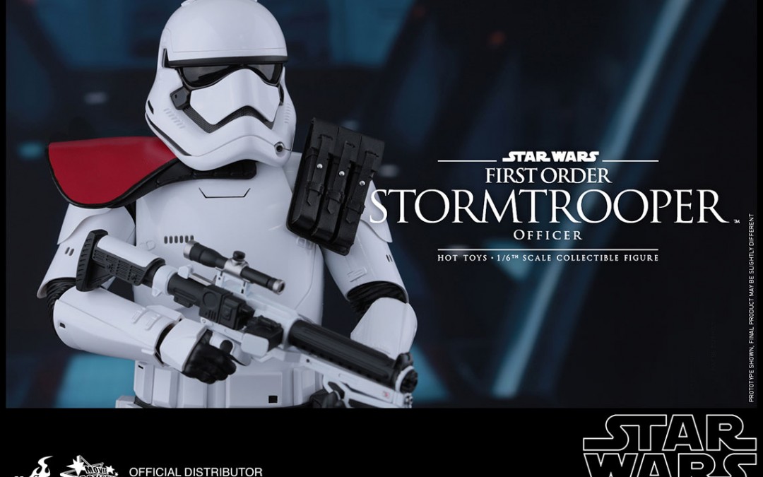 New 1/6th scale First Order Stormtrooper Officer from Hot Toys available for pre-order