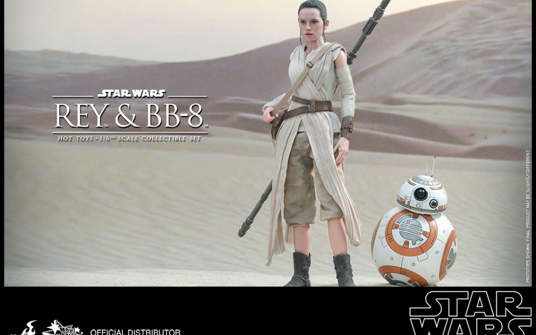 The pre-order begins for 1/6th scale Rey and BB-8 figures, price revealed