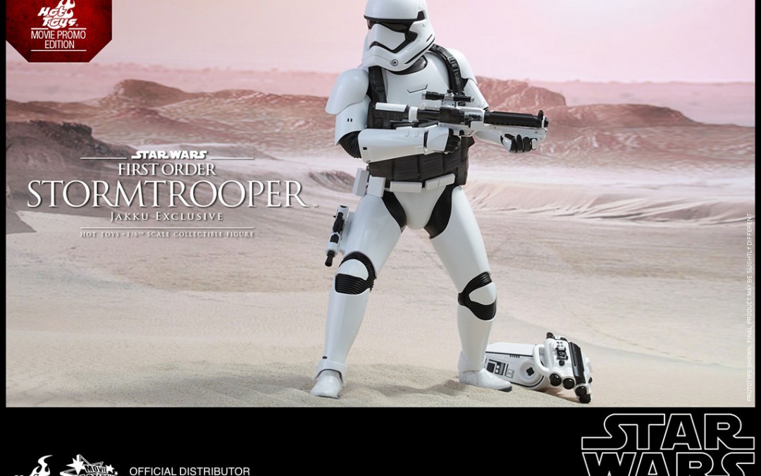 New 1/6th scale (Jakku Exclusive) First Order Stormtrooper from Hot Toys available for pre-order