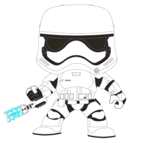 Funko FN-2199 Riot Trooper figure