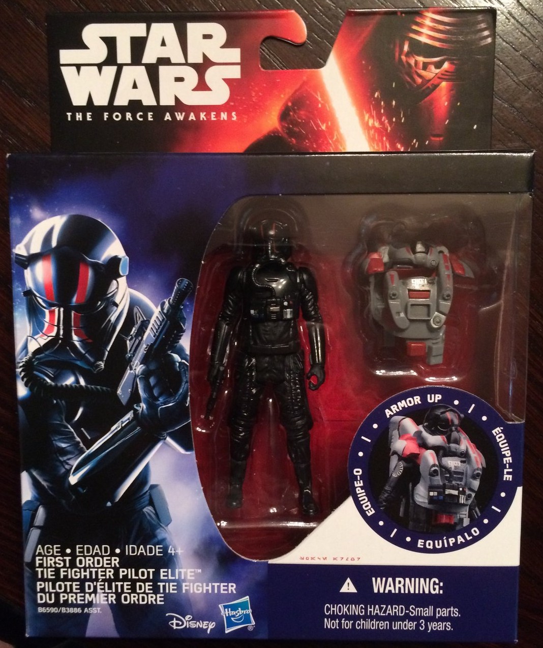 3.75" Armor Up FO Tie Pilot figure