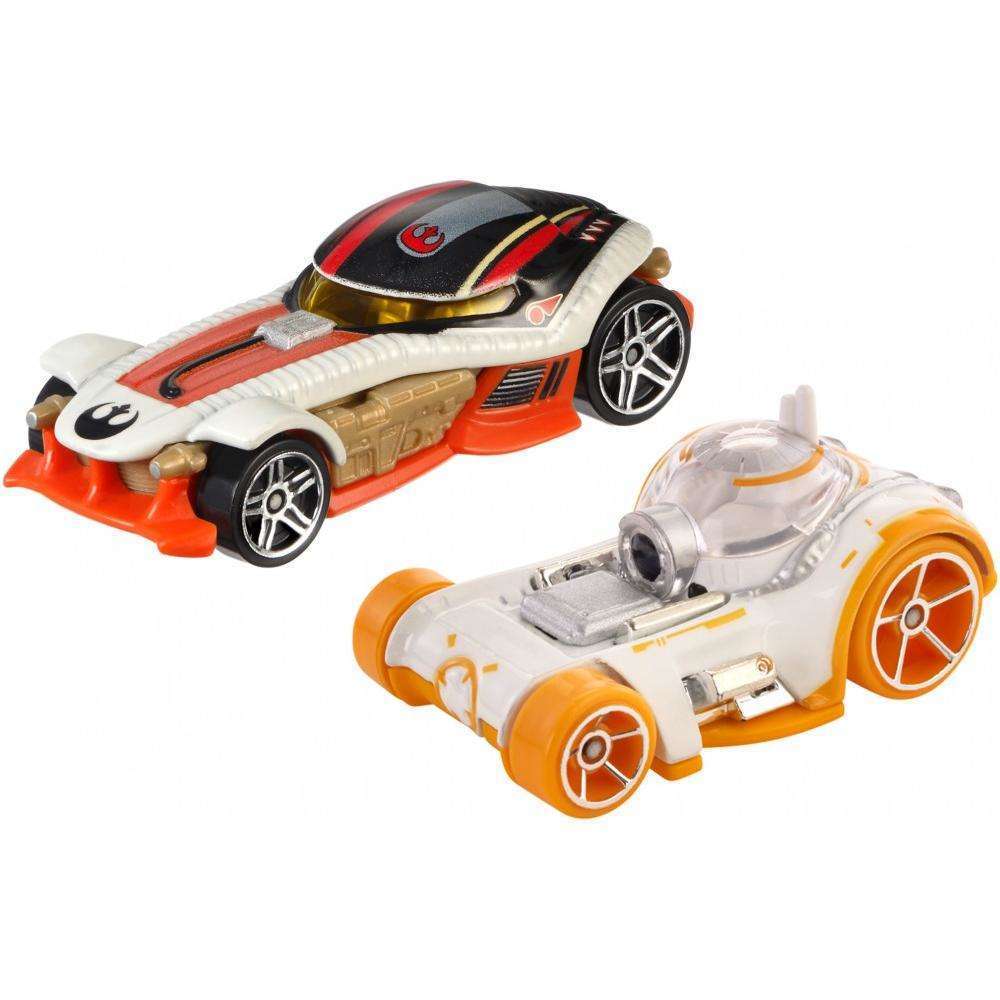 FA BB-8 and Poe Dameron character cars