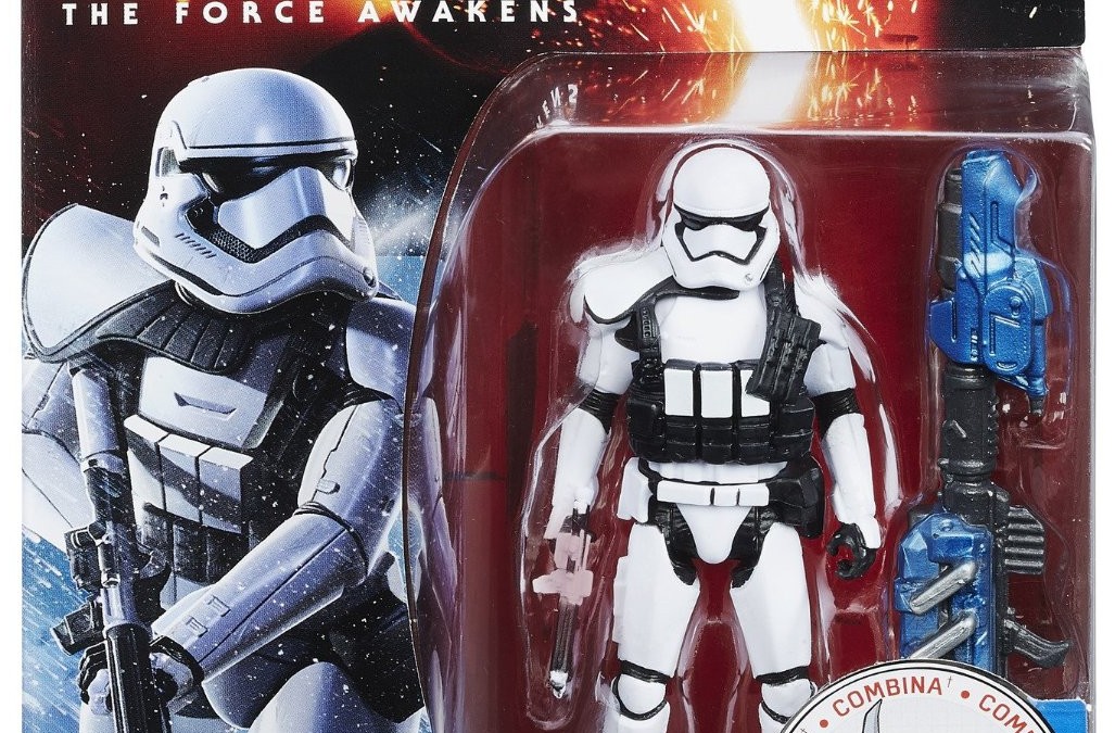 3.75" First Order Stormtrooper Squad Leader figure available on Walmart