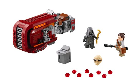 Rey's Speeder Lego set 