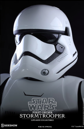 New First Order Stormtrooper Life-Sized figure from Hot Toys is available for pre-order