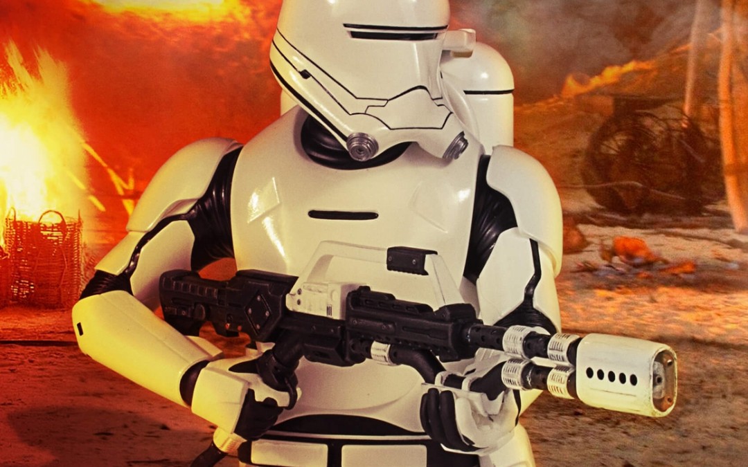 First Order Flametrooper Mini Bust available for pre-order