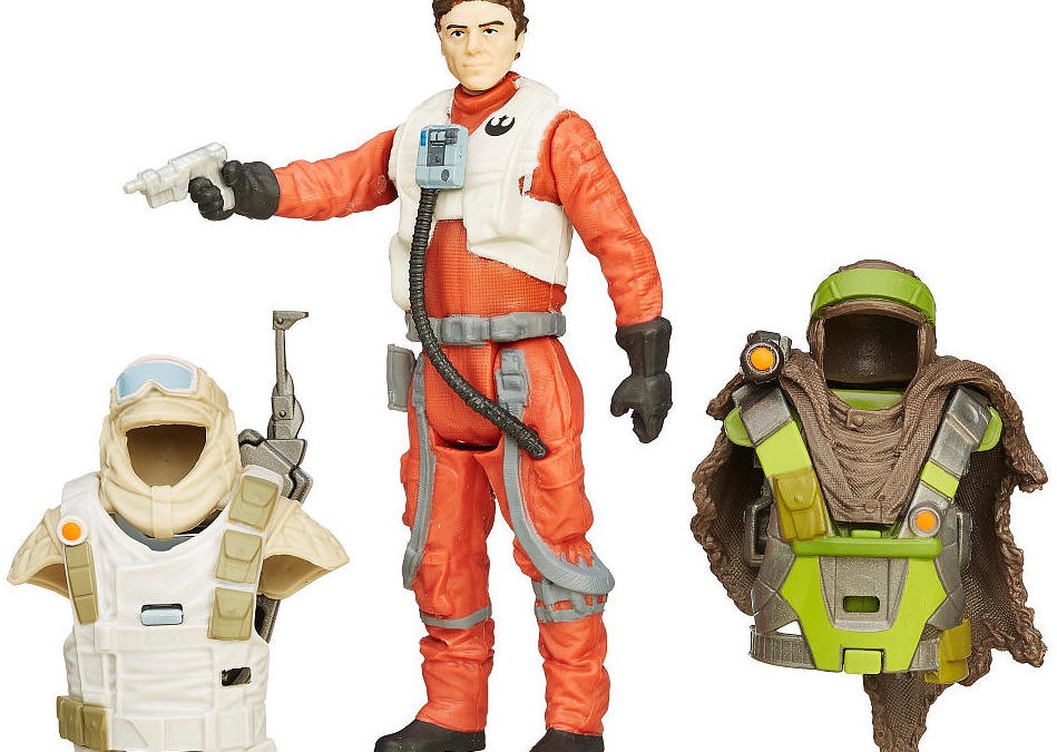 New 3.75" Armor Up Desert Mission Poe Dameron figure