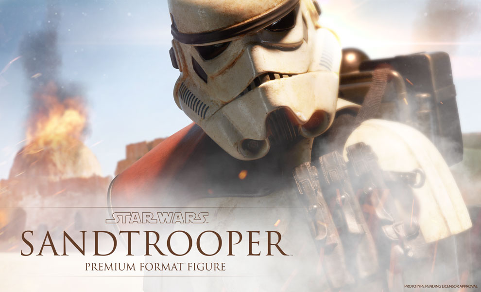 The pre-order begins for the Sandtrooper Premium Format figure, price revealed