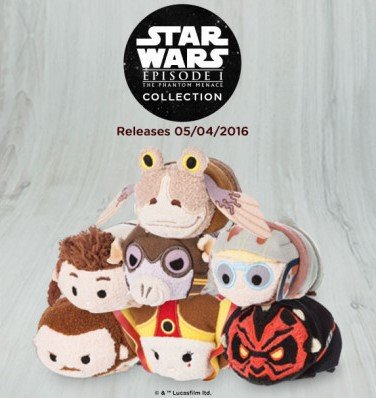 Star Wars themed Disney tsum tsum set promo