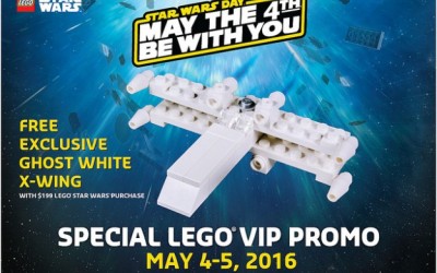 New Lego exclusive mini Ghost White X-Wing Fighter set has been revealed