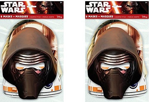 Star Wars Themed party masks 2-pack