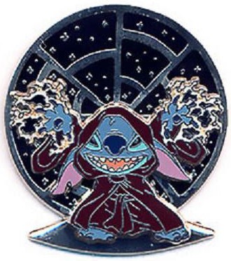 Stitch as Emperor Palpatine Pin