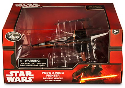 Poe Dameron's Black and Orange X-Wing fighter vehicle 1