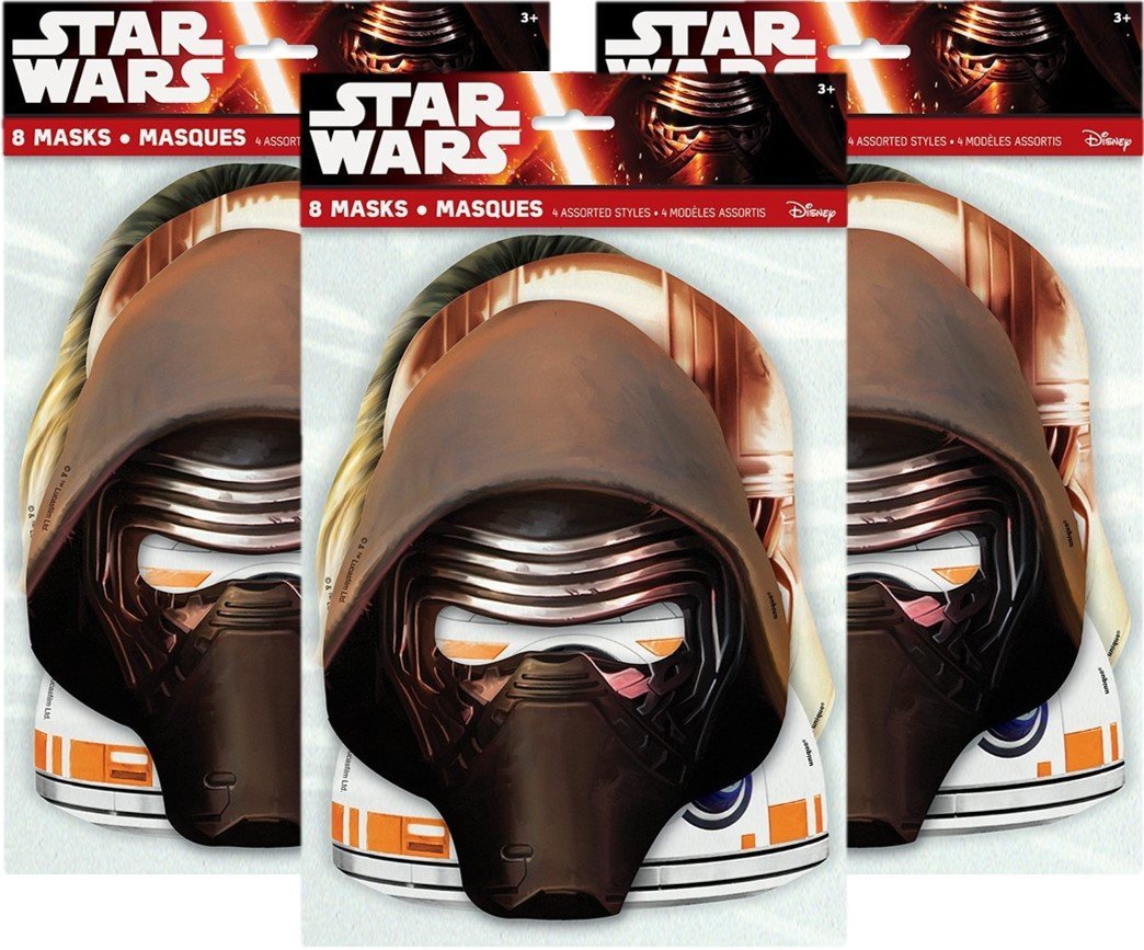 Star Wars Themed party masks 3-pack