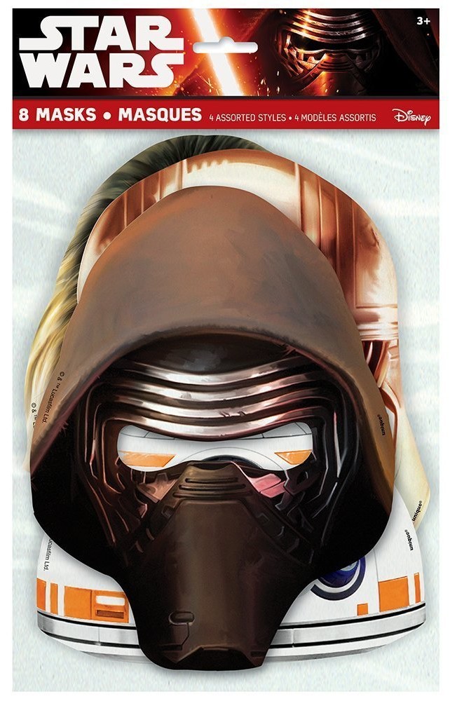 Star Wars Themed party masks single pack