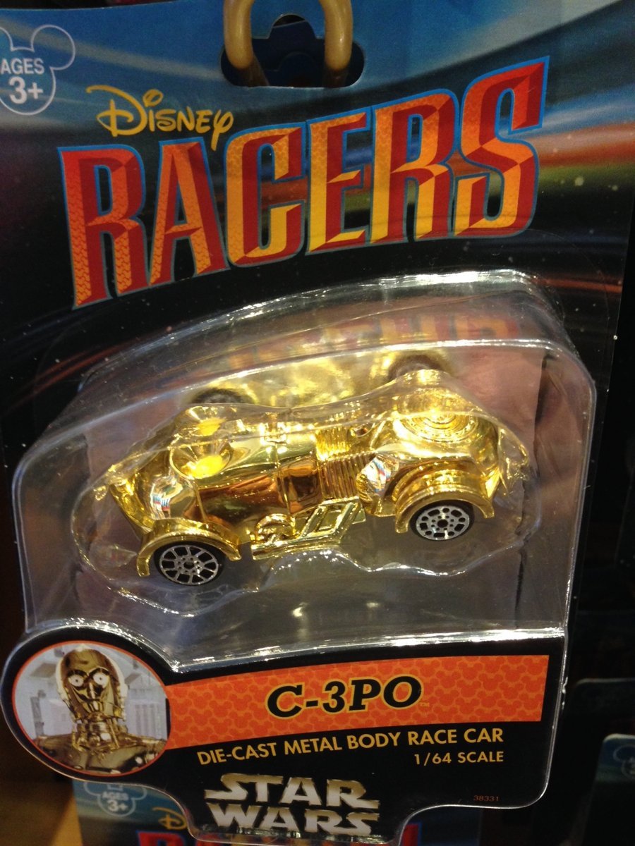Disney Racers C-3P0 car toy