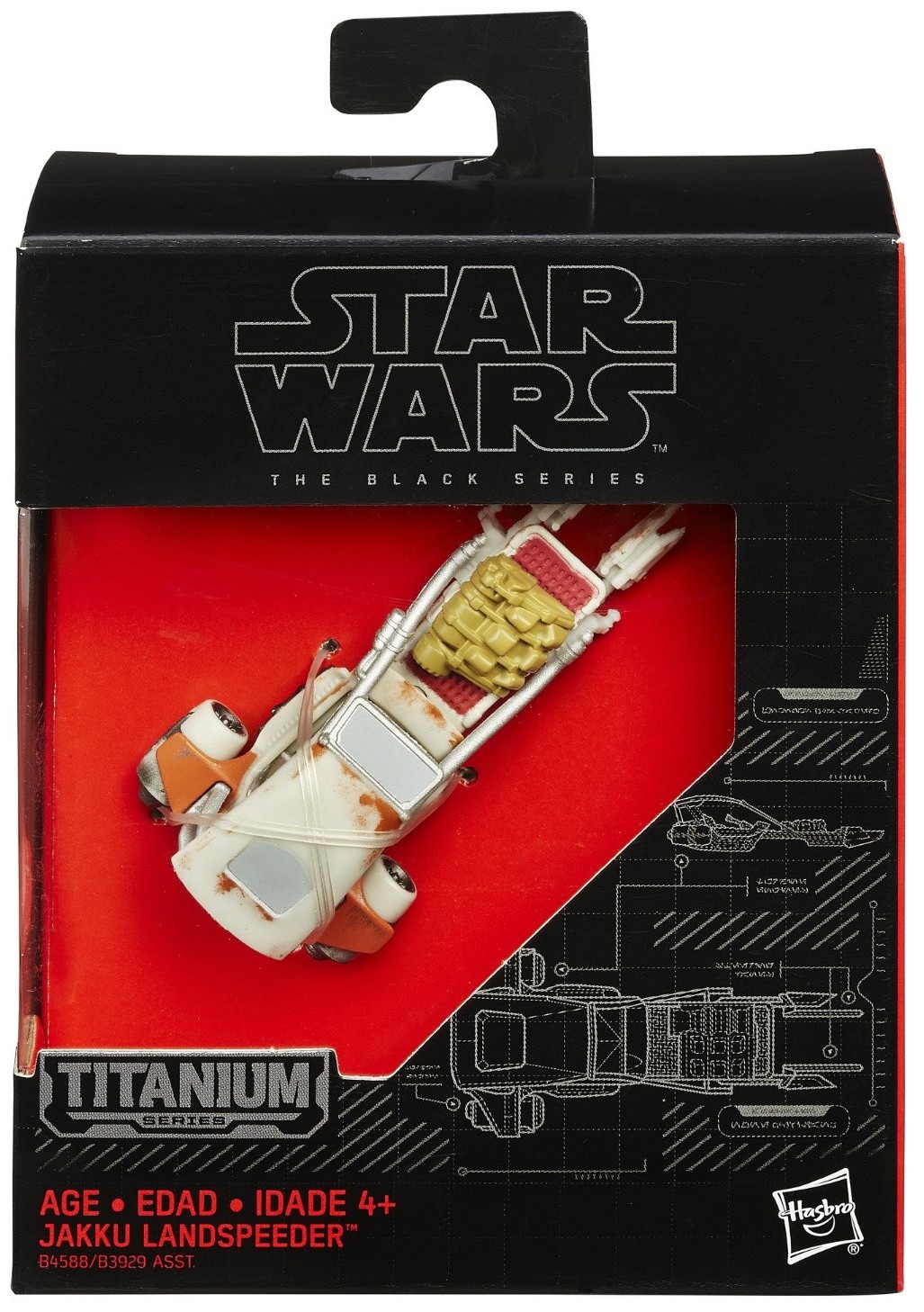 The First Order Jakku Landspeeder Titanium Series vehicle toy 1