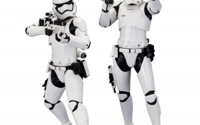 New Force Awakens ArtFX+ First Order Stormtrooper Statue 2-pack available on Walmart!