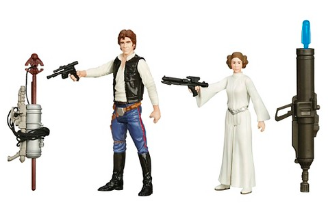 3.75" Han and Leia action figure 2-pack 2