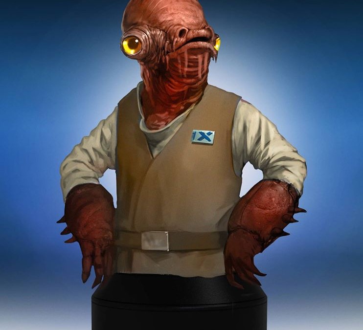 New Force Awakens Mini Bust of Admiral Ackbar available for pre-order