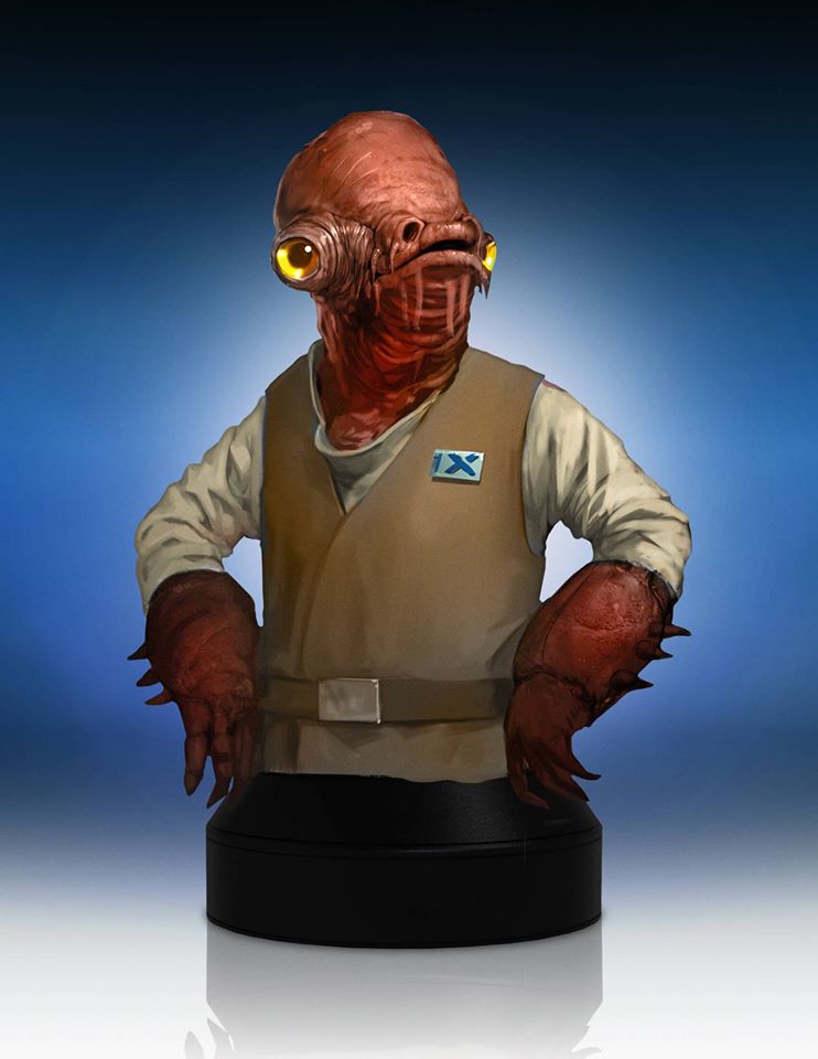 Force Awakens Admiral Ackbar mini bust