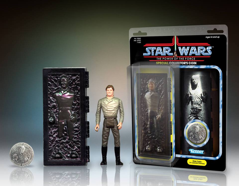 Jumbo Han Solo Carbonite Chamber figure