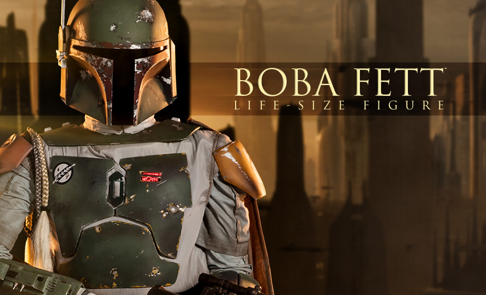 New Life-Sized Boba Fett action figure statue available for pre-order