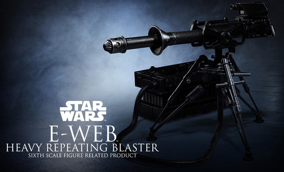 New 1/6th scale Star Wars E-Web Heavy Repeating Blaster available for pre-order