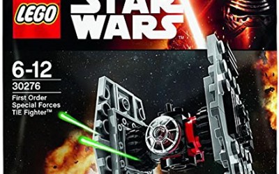 Brand new Lego mini set of a First Order Tie Fighter available on Walmart