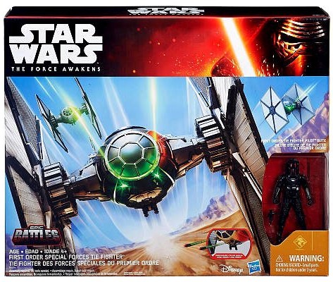 First Order Special Forces Tie Fighter Epic Battles vehicle toy