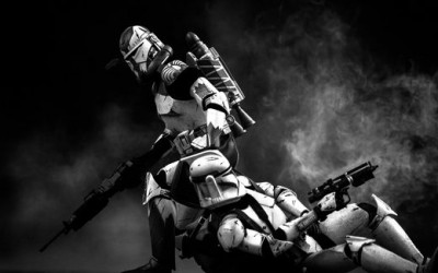 Marine posses Star Wars action figures in epic ways!