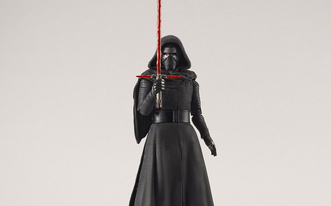 Kylo Ren 1/12th scaled character model kit available on Walmart