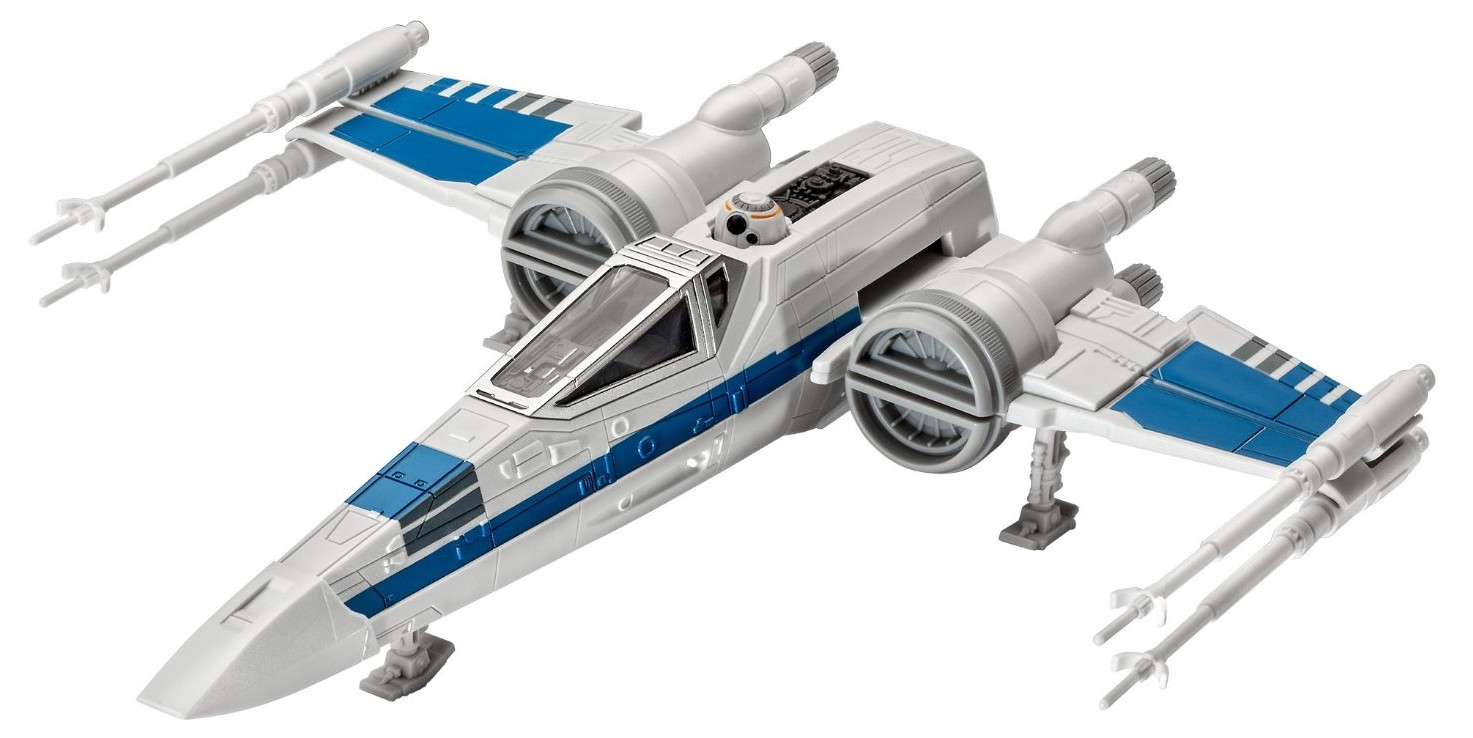 Level 1 Blue X-Wing Fighter Plastic Model Kit 2