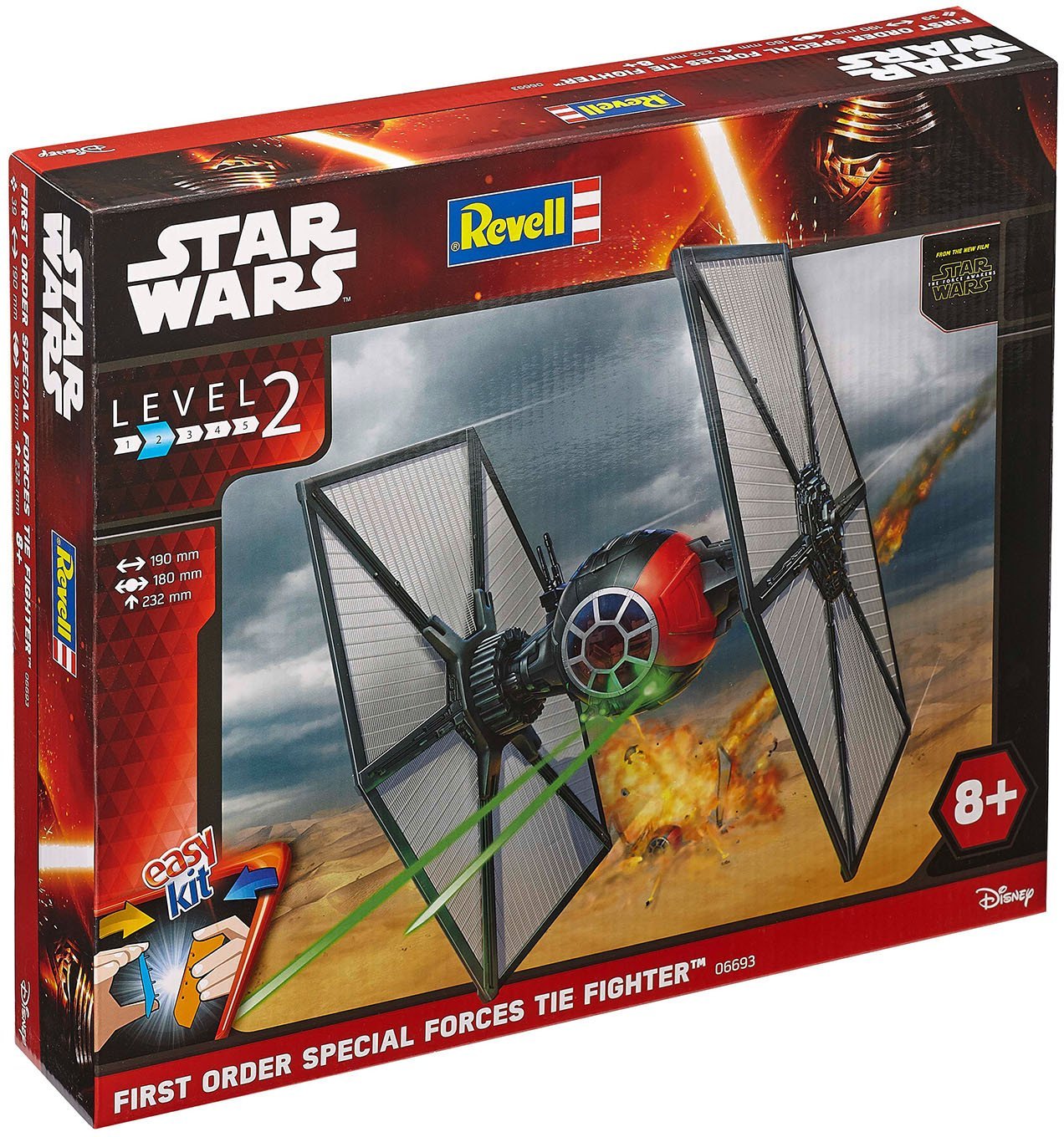 Level 2 FO Tie Fighter Plastic Model Kit 1