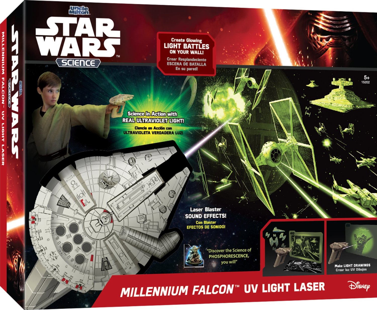 Millennium Falcon UV Light Lazer 1