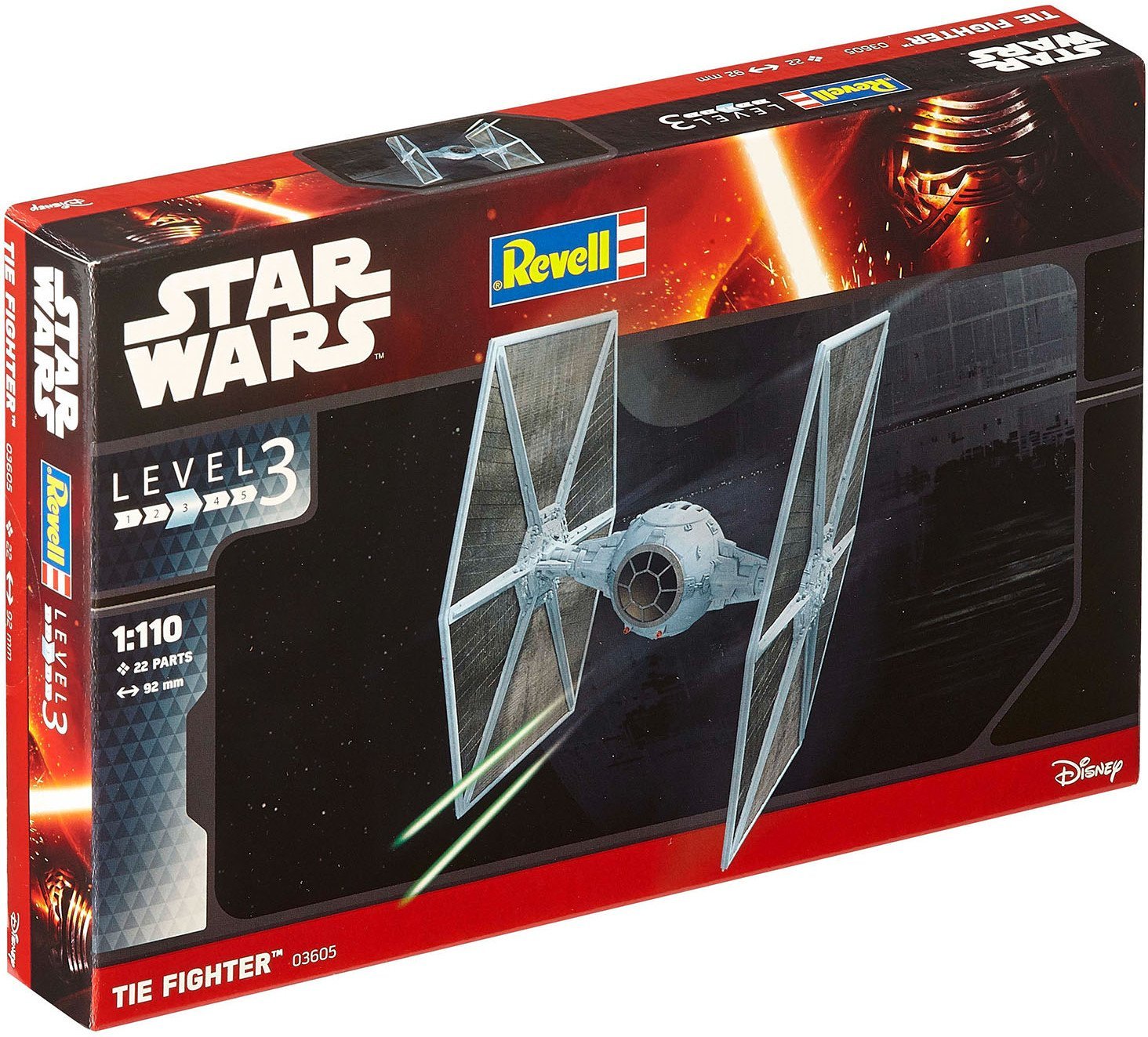 Level 3 Imperial Tie Fighter Plastic Model Kit 1